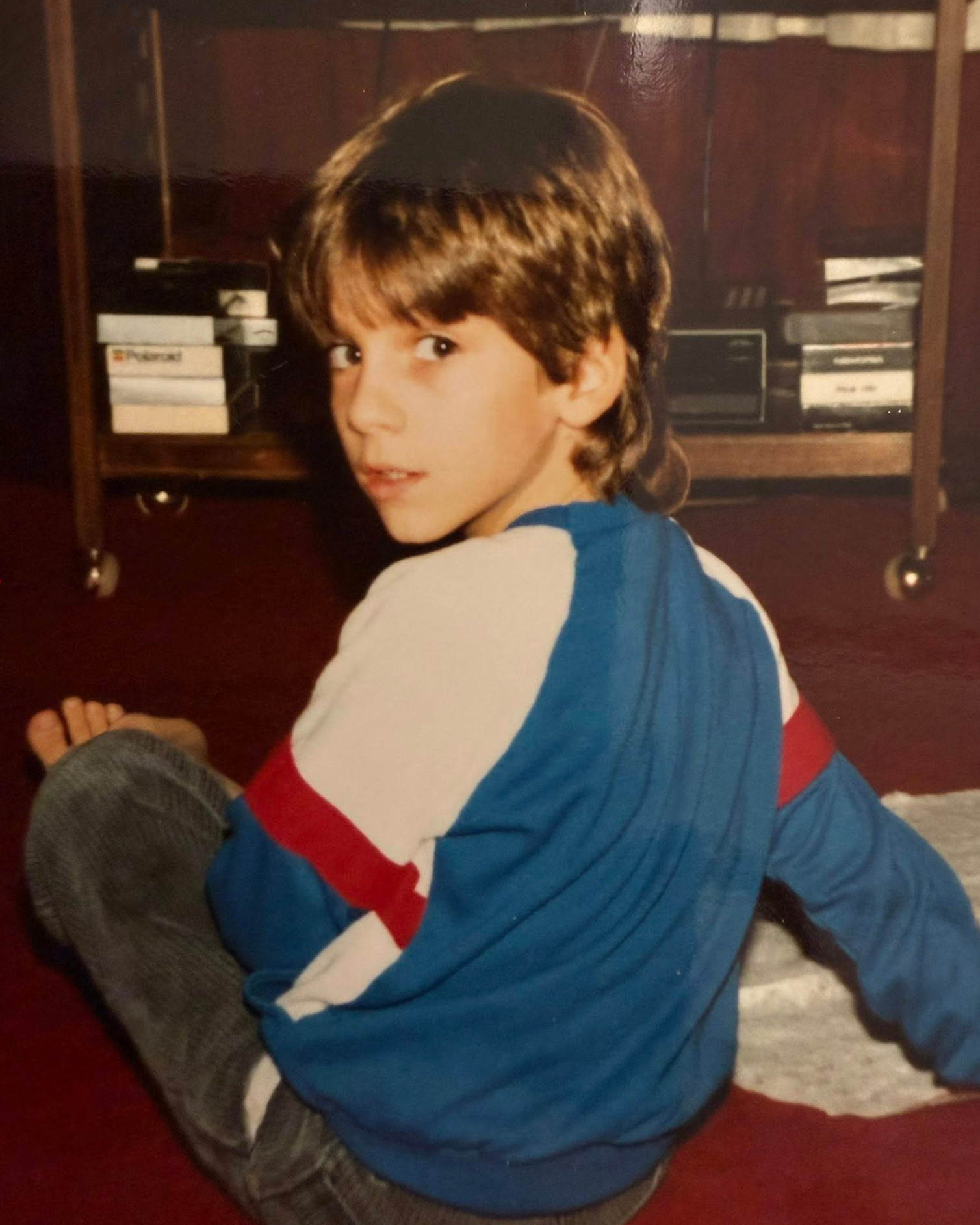 Photo of the author as a child.